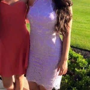 Purple Lace Tobi Dress